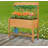 Elevated Garden Raised Bed Solid Wood Planter Flower Herb Boxes