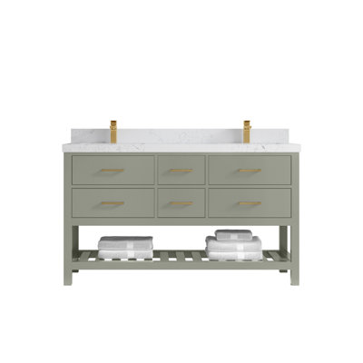 Parker 60 po X P 22 po Meuble-lavabo double D