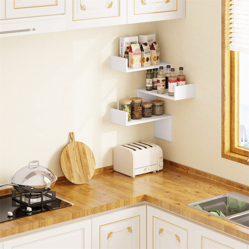 Cynthi 73.6cm H x 45cm W Floating Shelf Bookcase