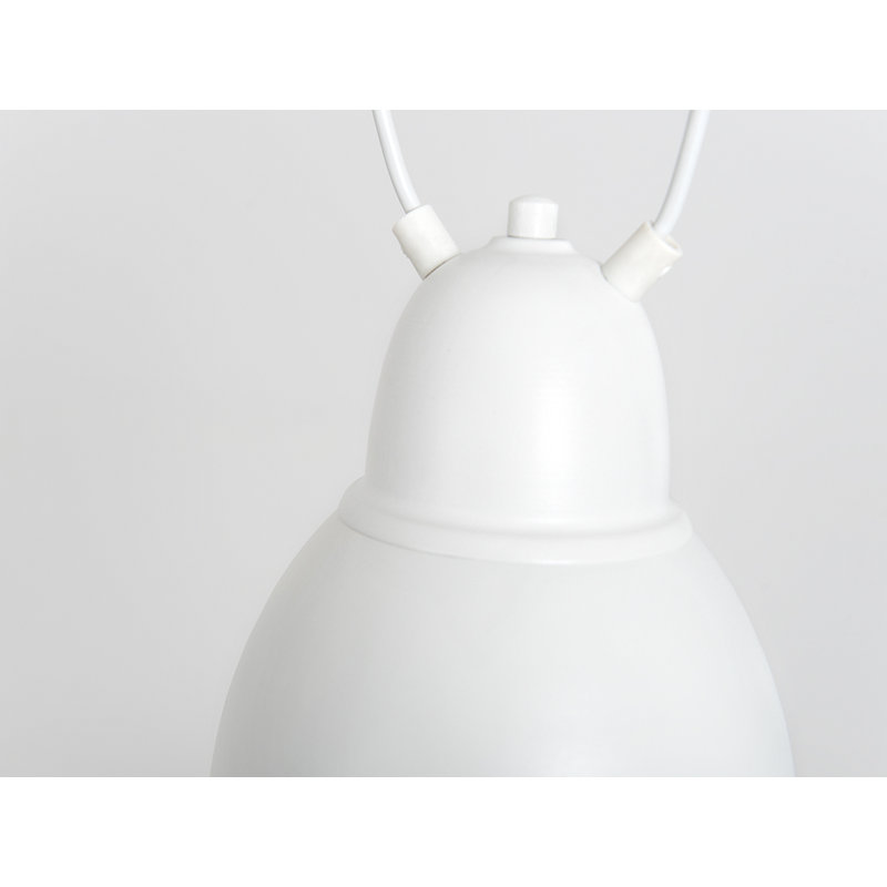 Culpeper 1 - Light Bell Pendant, White