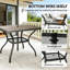 Table de jardin, table de salle à manger d'extérieur carrée (table seulement)