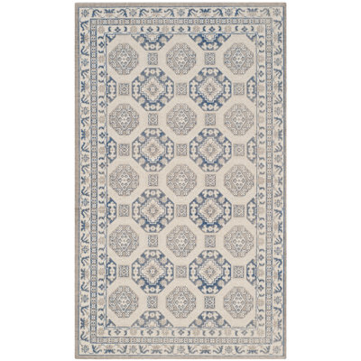 Everlee Geometric Cotton Hand Woven Area Rug