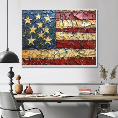 Le drapeau de la Constitution des États-Unis. II - Art mural patriotiste américain