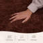 Aspire Homeware Brown Shaggy Area Rug Soft Plush Indoor Carpet-347494547
