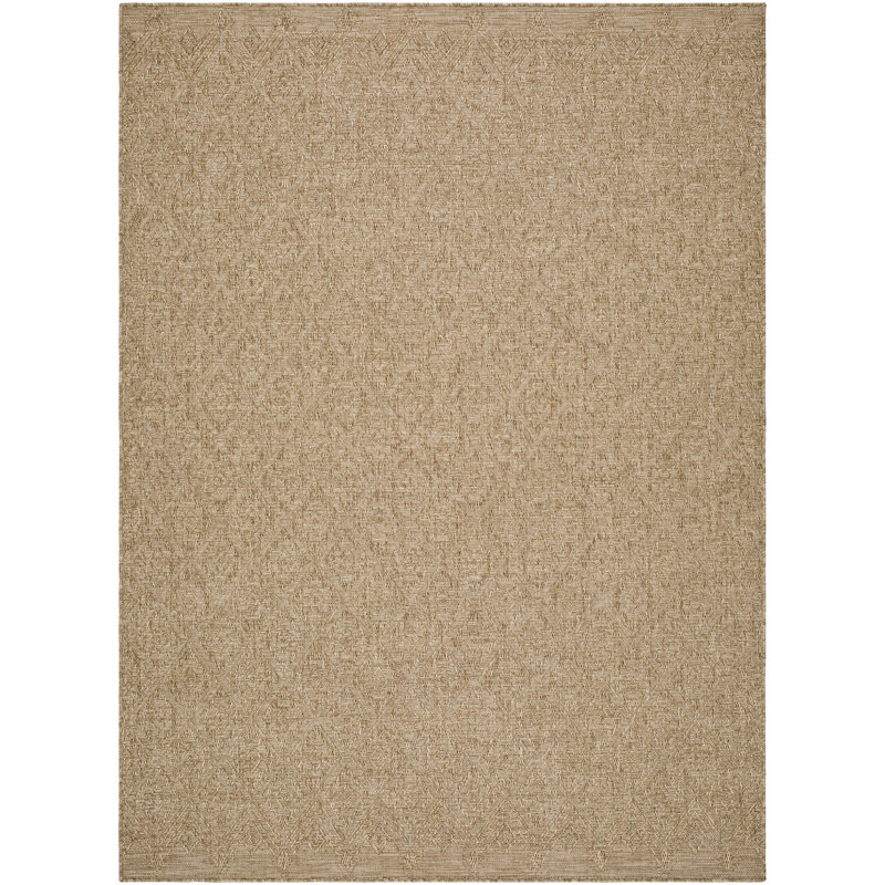 Arlice Geometric Indoor / Outdoor Rug, Rectangle 5'3" x 7'