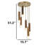 Luminaire suspendu 6 lumières