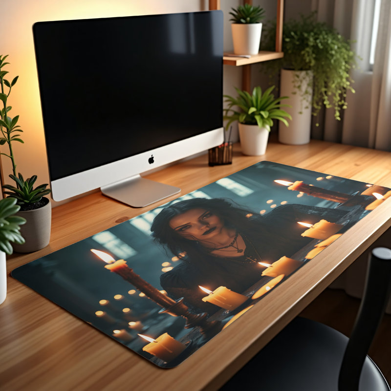 Polyester Desk Pad, 23.6x13.8