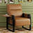 Whole Metal Frame Upholstered Accent Chair With Side Tray Table-584564610