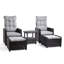 Outdoor Lounge Chair with Ottoman