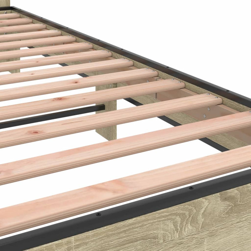 Diodorus Bed, Sonoma Oak, European Double (140 x 200cm)