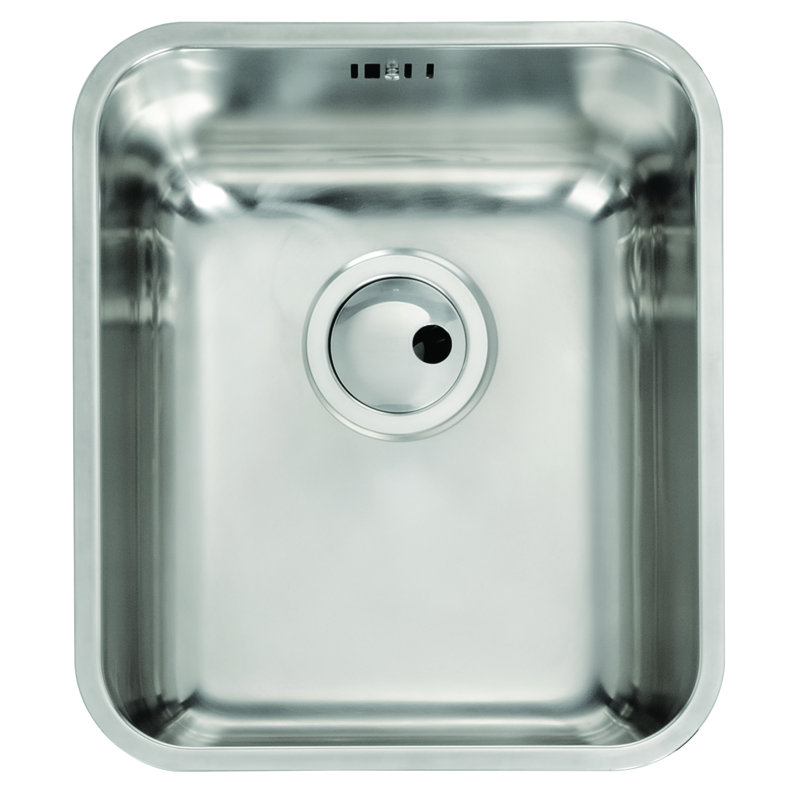Abode Designs W Single Bowl Stainless Steel Kitchen Sink, 205 × 535 × 435mm