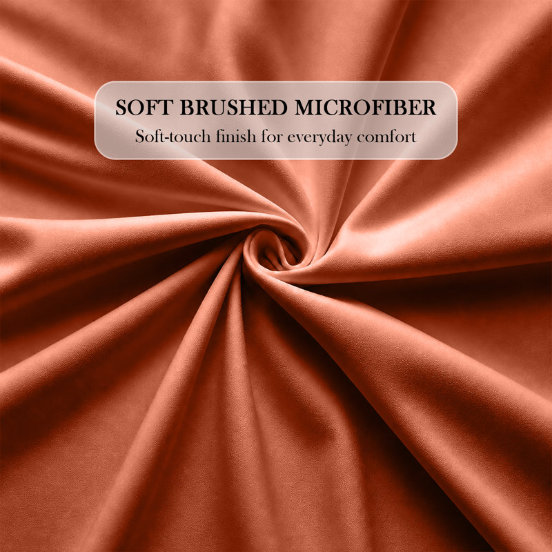 Bedroom Collection Standard Fitted Sheet, Single, Rust