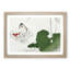 Eurasian Tree Sparrow by Watanabe Seitei - Picture Frame Painting Print-55726205-55726206