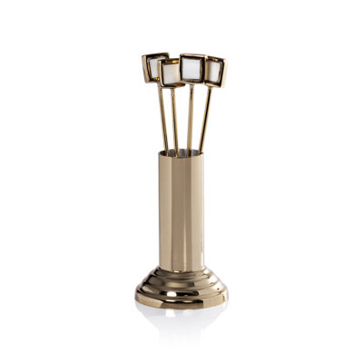 Envee 4-Piece Set Cocktail Picks with Stand