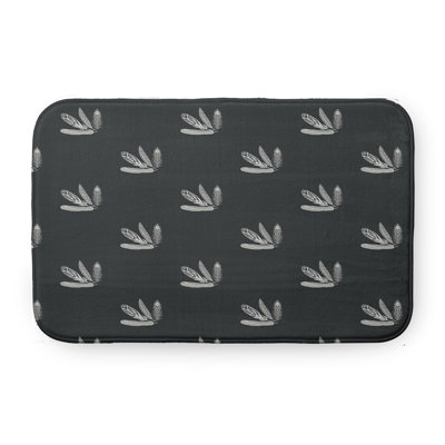 Napperon à motif de plumes