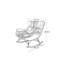 Chaise berçante confortable en tissu technologique pour deux-100093965