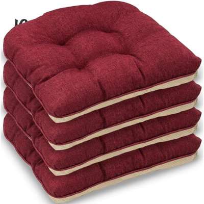 Casabella Chair pads, Dining Chairs Cushion  4 Pc Cushions