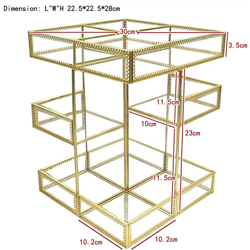 Metal Makeup Organizer
