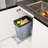 VEVOR Pull-Out Trash Can, 29L Single Bin Incluede, Under Mount Kitchen Waste Container With Slide, Handle And Door Mounting Kit