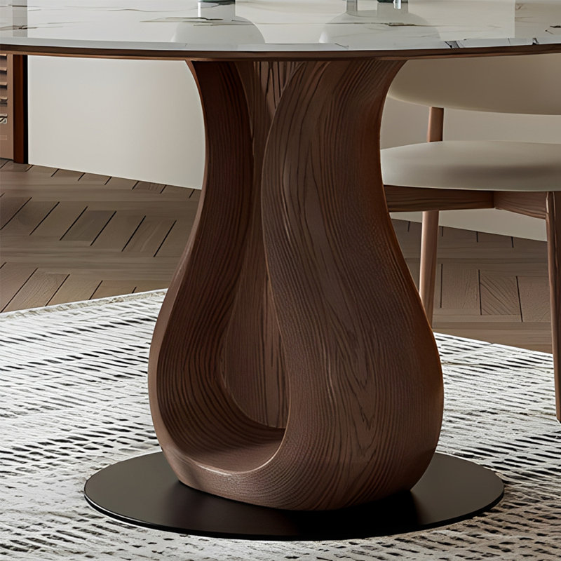 Ensemble de table de salle à manger simple italien haut de gamme, Ensemble de 5 pièces : table, 4 chaises