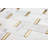 White Marble and Trim 11x12 Mosaic Subway Wall and Floor Tile
