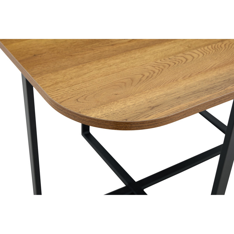 Table de salle à manger moderne en bois marbré, spacieuse pour la cuisine