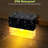 Matte Black Solar Powered Integrated LED Step Light Kit