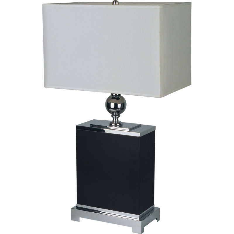 Crete Metal Table Lamp, Chrome