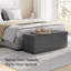 Banc de rangement avec repose-pieds 43 pouces-306623107