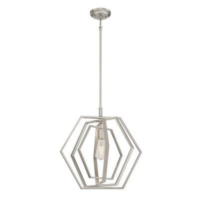 Luminaire suspendu géométrique simple à 1 lumière