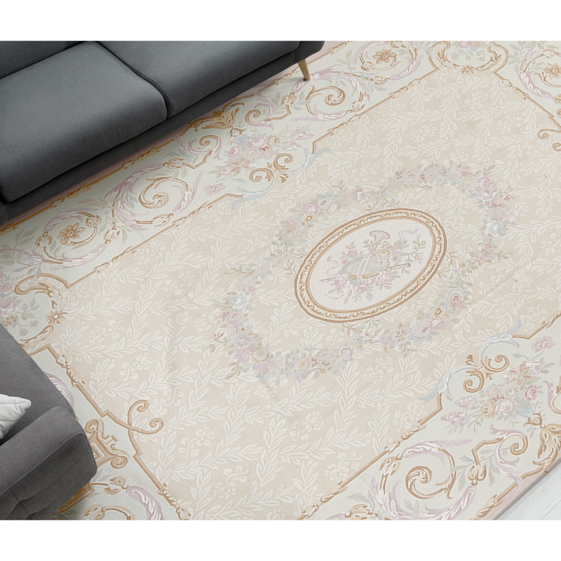 Aubusson Renaissance Wool Oriental Area Rug