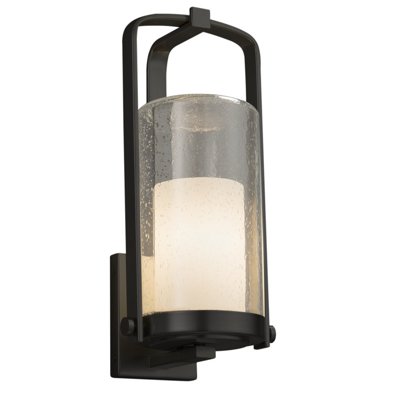 Helam Wall Light, Matte Black, 16.5" H x 7.5" W x 7" D