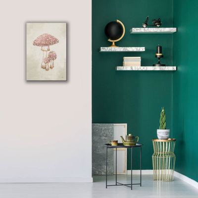 «Woodland Mushroom 2 Honeybloom» par Julia Purinton, art mural sur toile