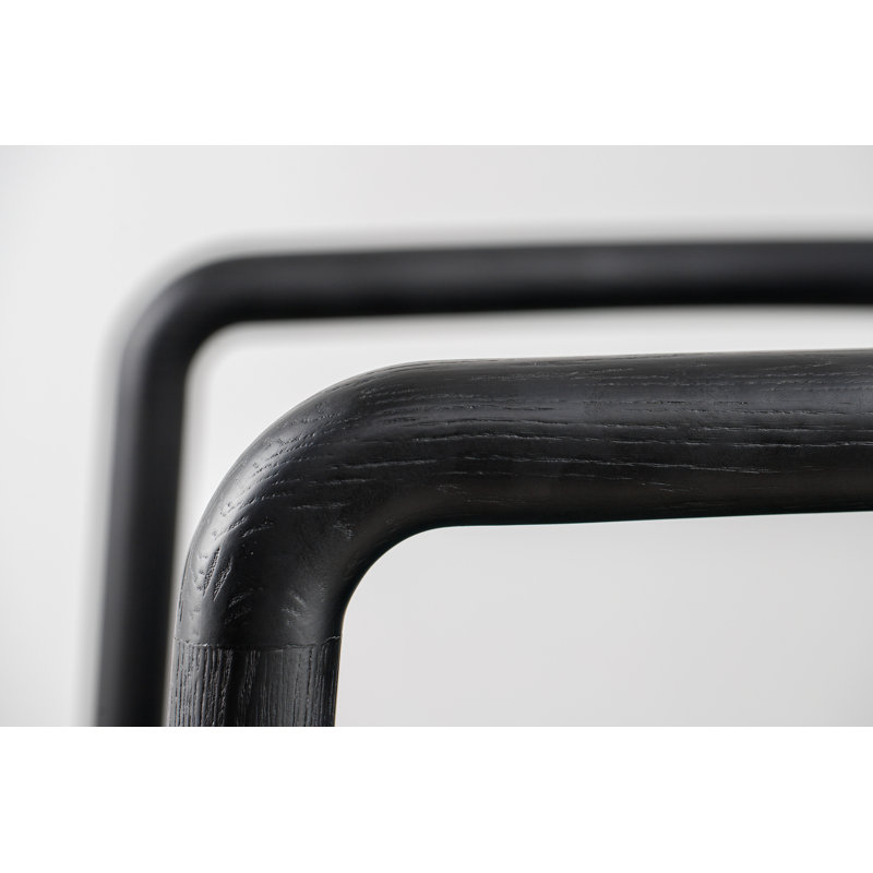 Alton Dining Chair, Matte Black, Teal
