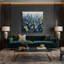 Art mural sur toile Botanical Bluebells-95219604