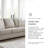 Francie Upholstered 87'' Sleeper Sofa
