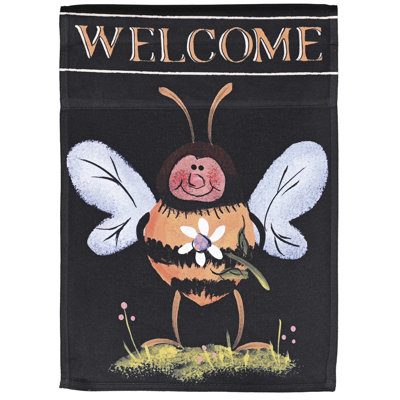 Drapeau de jardin abeille 13 x 18