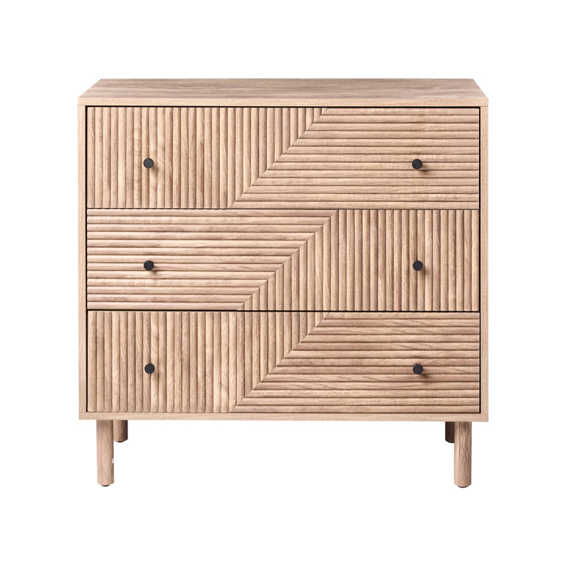 Arusha 80cm W 3 - Drawer Chest of Drawers
