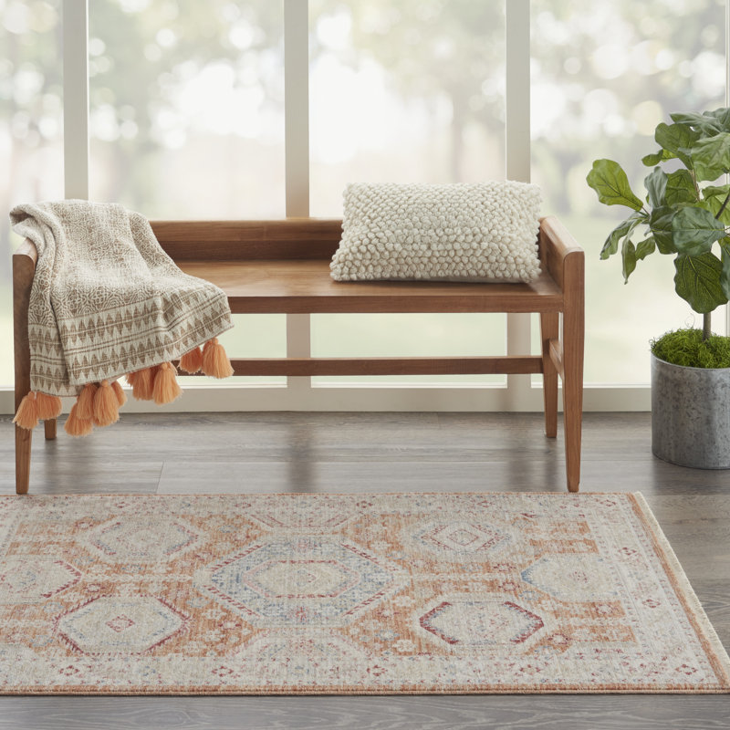 Silvian Geometric Indoor Rug, Rectangle 3' x 5'