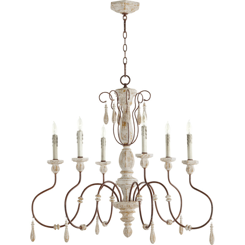 Lustree 6 lumières façon bougie/classique Loveland