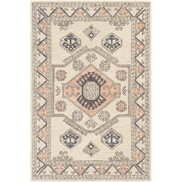 Moonlight Wool Peach/Camel Rug