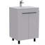 Armoire 24 po, porte double, deux tablettes