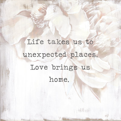 Life Takes Us 2 - Wrapped Canvas Print