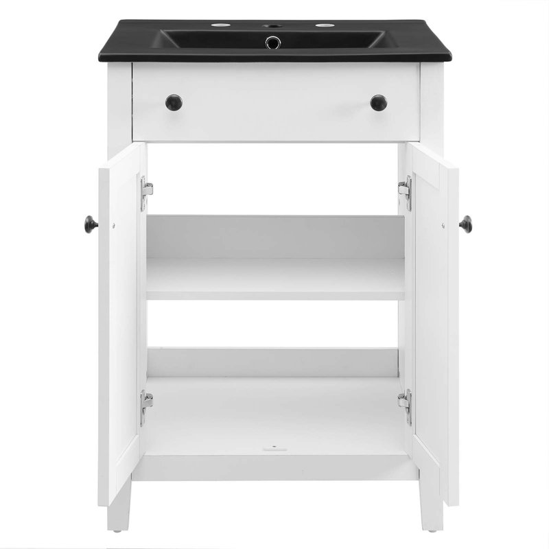 Modway Nantucket 24" Bathroom Vanity, White