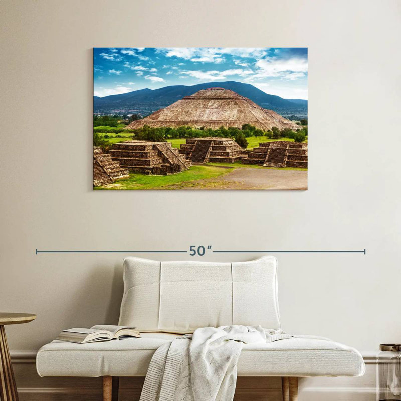 Aztec Pyramid, 26" H x 39" W