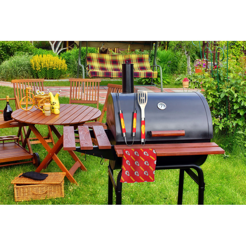 Ensemble d'outils de cuisson en acier inoxydable, Chiefs de Kansas City
