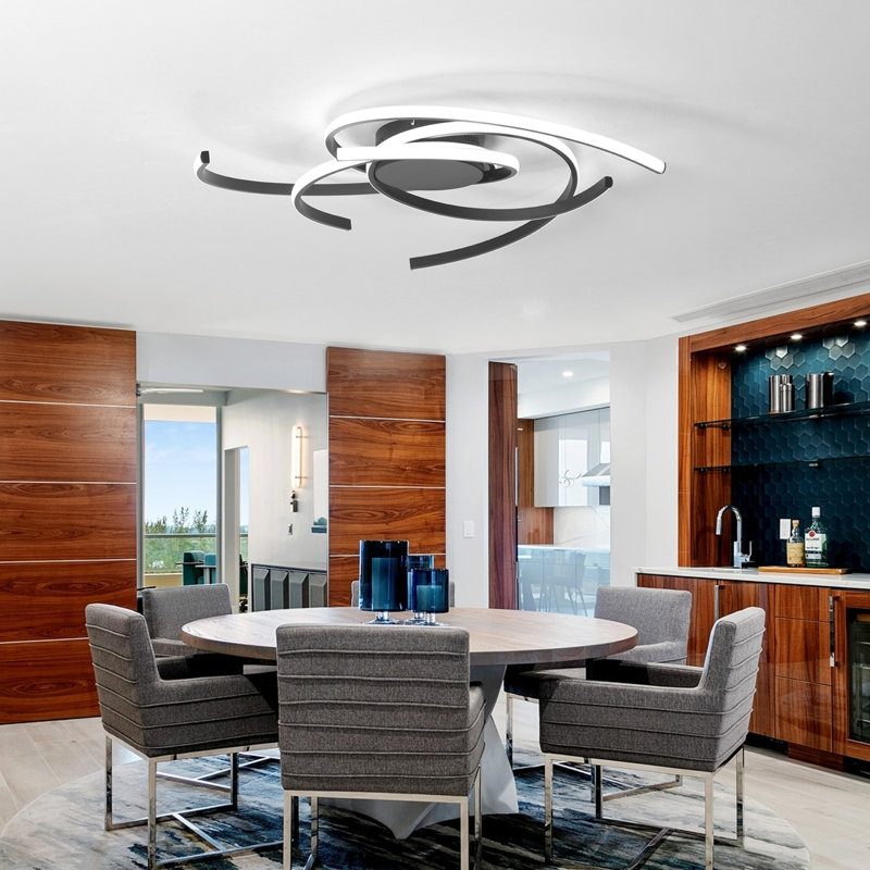 Codie 3-Light LED Semi Flush Mount - Dimmable