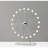 Zeinoun 22" Off White Metal Multi Light Bedside LED Table Lamp With Off White Globe Shade