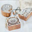 Three Assorted Design Wooden Printing Blocks