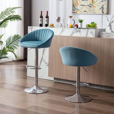 Tabouret de bar et de comptoir pivotant Mercer41 (ensemble de 2)